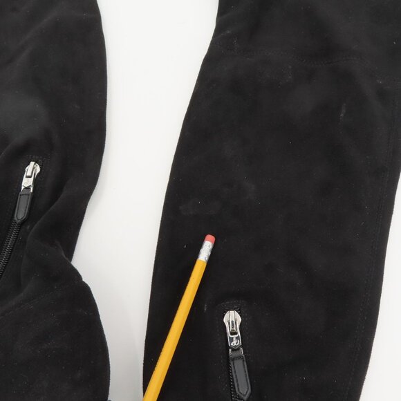 Sam Edelman Womens 8.5 M Paloma Over Knee High Black Drawstring Boots Fabric - Picture 8 of 12